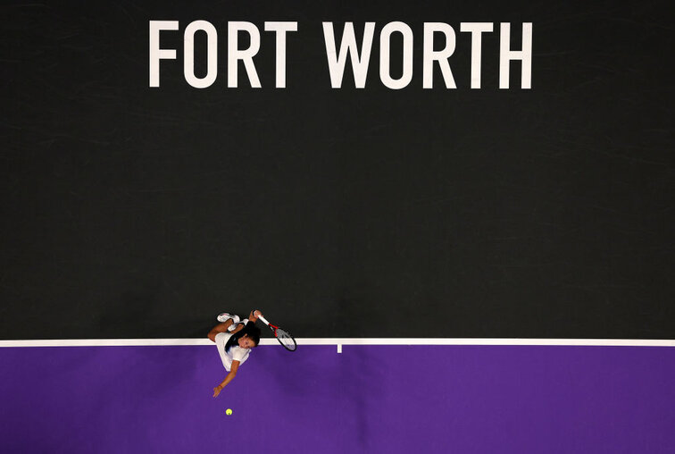Viel Platz in Fort Worth - nicht nur auf den Courts