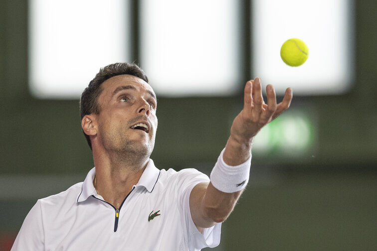 Roberto Bautista Agut celebrated a strong comeback win against Daniil Medvedev