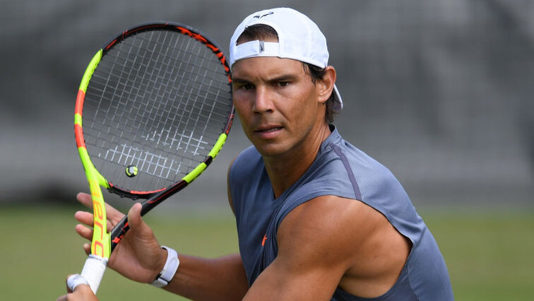 Rafael Nadal prepared at home after the French Open