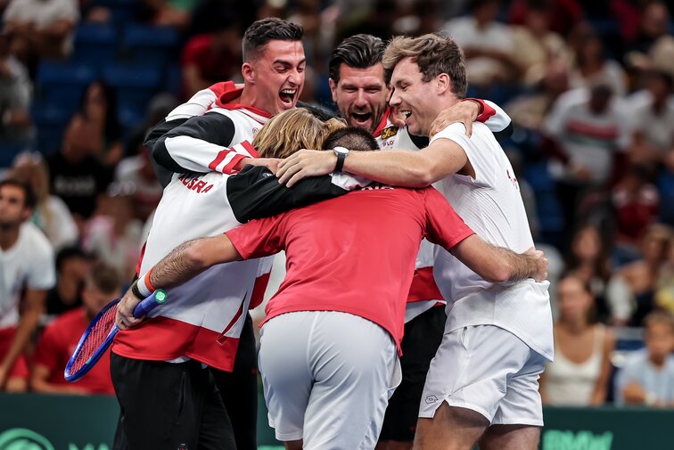 Das österreichische Davis Cup Team