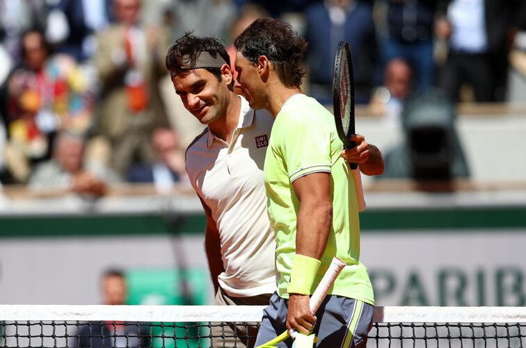 Roger Federer und Rafael Nadal