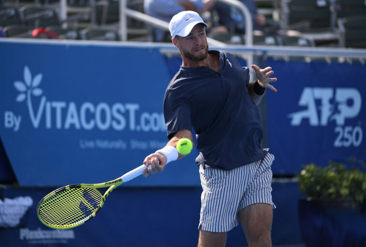 Christian Harrison at the ATP tournament in Delray Beach
