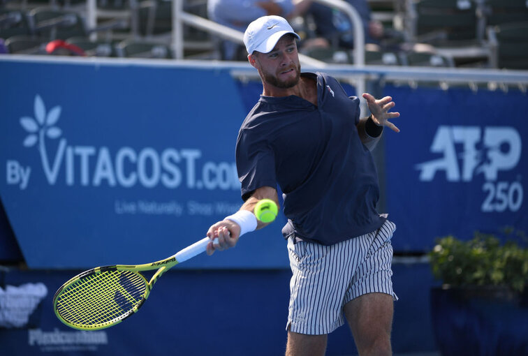Christian Harrison - Strafe oder doch nicht? Christian Harrison at the ATP tournament in Delray Beach
