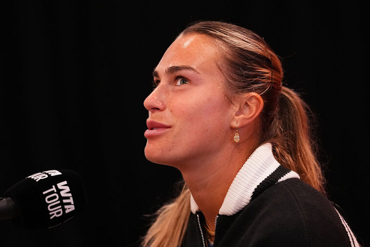 Aryna Sabalenka ist sauer