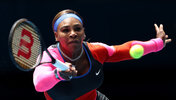 Serena Williams spielt sich angeblich warm...