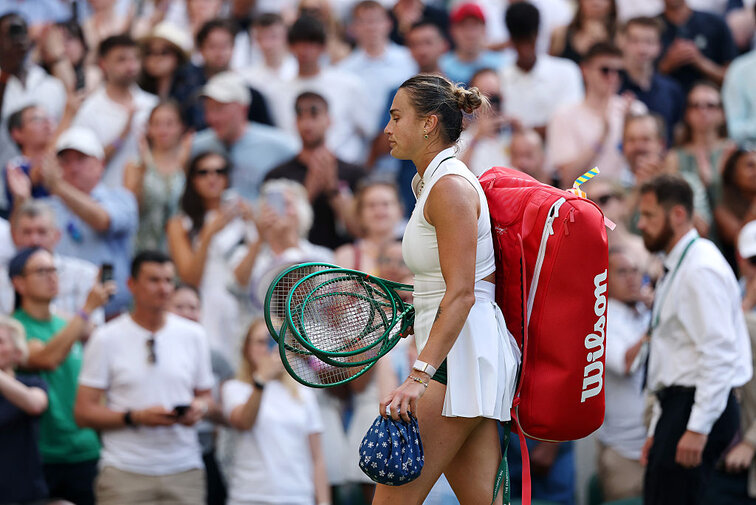 In Wimbledon verlor Aryna Sabalenka gegen Naomi Osaka In Wimbledon verlor Aryna Sabalenka gegen Naomi Osaka