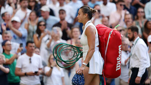 In Wimbledon verlor Aryna Sabalenka gegen Naomi Osaka