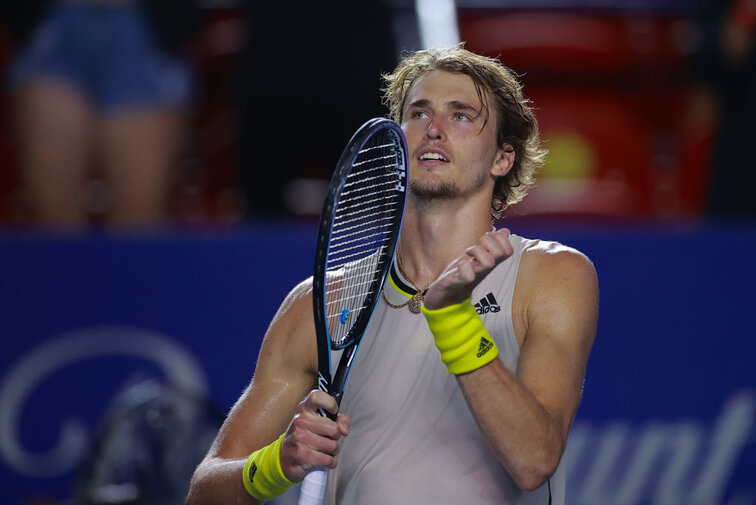 Alexander Zverev schlug Landsmann Dominik Koepfer in zwei Sätzen Alexander Zverev beim ATP-500-Turnier in Acapulco