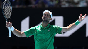Novak Djokovic ist in Melbourne der Rekord-Jubler