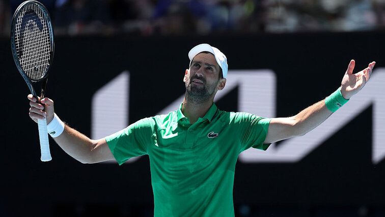 Novak Djokovic ist in Melbourne der Rekord-Jubler