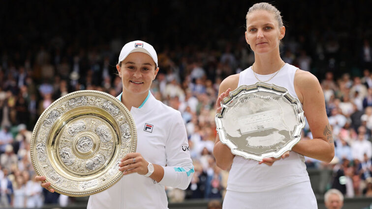 Dieses Finale hat rankingmäßig keine Wünsche offen gelassen: Ashleigh Barty vs. Karolina Pliskova in Wimbledon 2021