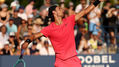 Lorenzo Musetti hat am dritten Tag der US Open 2024 mit Miomir Kecmanovic einen Instant Classic abgeliefert Lorenzo Musetti hat am dritten Tag der US Open 2024 mit Miomir Kecmanovic einen Instant Classic abgeliefert