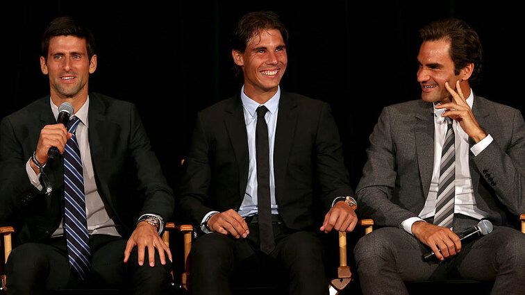 Novak Djokovic, Rafael Nadal, Roger Federer Djokovic, Nadal, Federer: A little bit of everything, please