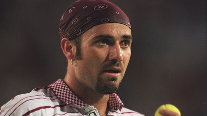 Andre Agassi bei den Australian Open 1995