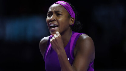 Coco Gauff ist bei den WTA Finals in Riad bislang makellos unterwegs Coco Gauff ist bei den WTA Finals in Riad bislang makellos unterwegs