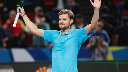 David Goffin am Mittwoch in Shanghai David Goffin am Mittwoch in Shanghai