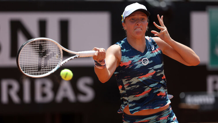 Diese Vorhand von Iga Swiatek hat es in sich This forehand by Iga Swiatek has it all