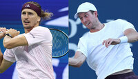 Alexander Zverev und Botic van de Zandschulp treffen heute Nacht erstmals aufeinander 