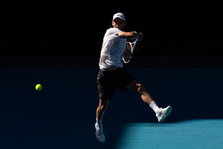 Dominic Thiem at the Australian Open in Melbourne