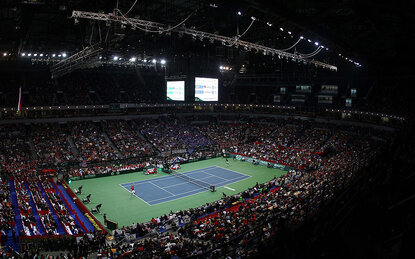 2010 und 2013 fand das Davis-Cup-Finale in Belgrad statt 2010 und 2013 fand das Davis-Cup-Finale in Belgrad statt