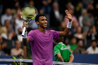 Felix Auger-Aliassime triumphierte auch in Basel