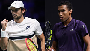 Valentin Vacherot und Félix Auger-Aliassime treffen zum ersten Mal aufeinander