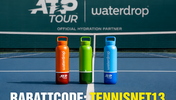 Holt Euch 13 Prozent Rabatt bei waterdrop mit dem Code TENNISNET13