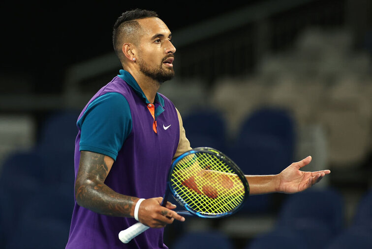 Nick Kyrgios will face Ugo Humbert in the second round of the Australian Open