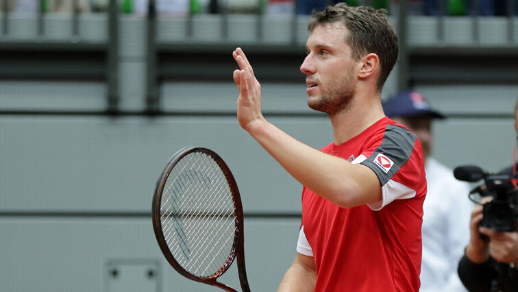 Nach seinem Finaleinzug auf Teneriffa steht Filip Misolic auch in Pau bereits im Viertelfinale. GEPA Pictures