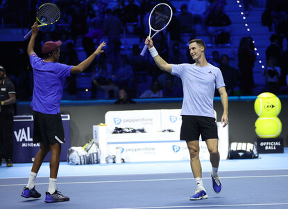 Rajeev Ram und Joe Salisbury stehen im Endspiel der ATP Finals in Turin