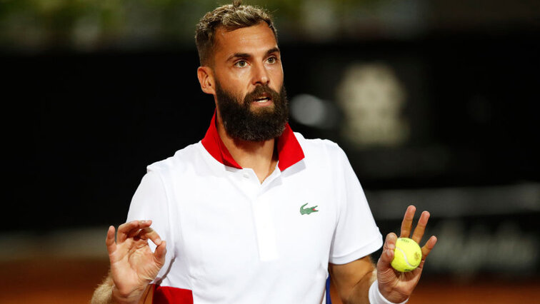 We have already seen that in blond at Benoit Paire.