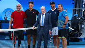 Andre Agassi, Roger Federer, Rod Laver, Patrick Rafter, Lleyton Hewitt