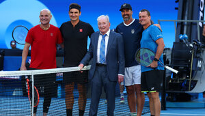 Andre Agassi, Roger Federer, Rod Laver, Patrick Rafter, Lleyton Hewitt