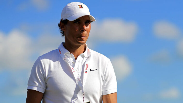 Rafael Nadal is no stranger to the golf course