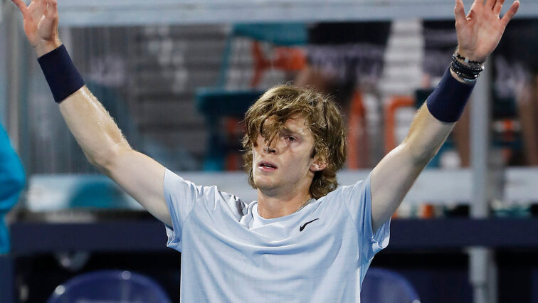 Andrey Rublev is in the semi-finals of a 1000 tournament for the first time