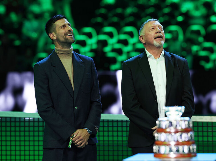 Novak Djokovic und Boris Becker verbindet eine gute Freundschaft