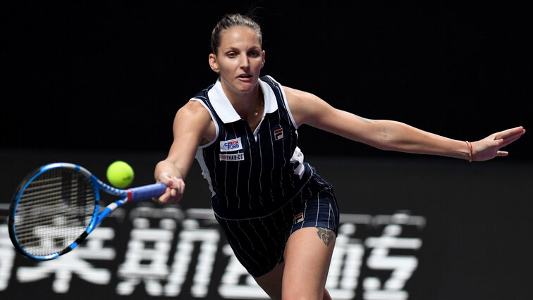 Wta Finals Pliskova Und Halep Kampfen Um Letzten Freien Platz Tennisnet Com