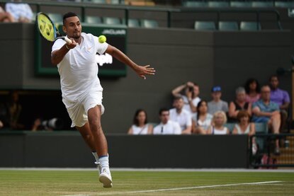 Nick Kyrgios in Wimbledon