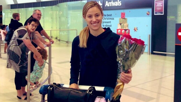 Es kann bald losgehen: Angelique Kerber gut in Perth gelandet Es kann bald losgehen: Angelique Kerber gut in Perth gelandet