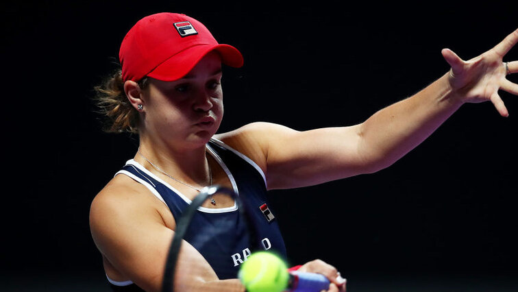 Ashleigh Barty plays against Elina Svitolina on Sunday