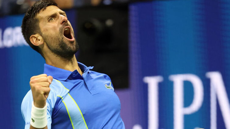 Novak Djokovic hat mal wieder ein Match gedreht Novak Djokovic hat mal wieder ein Match gedreht