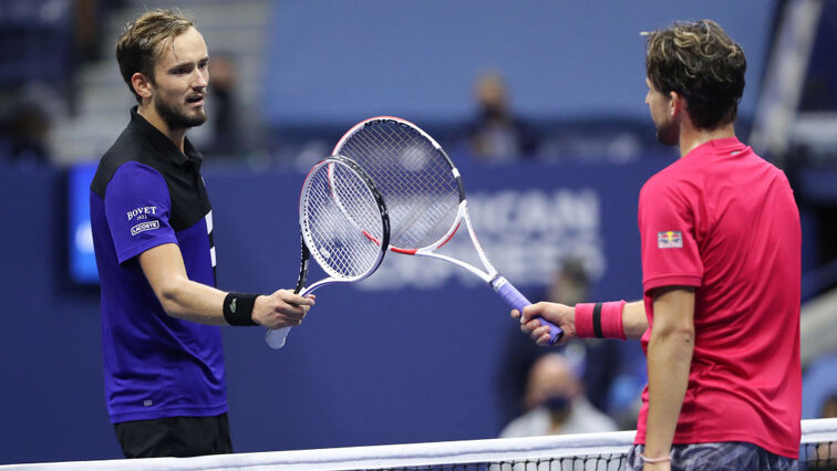 Daniil Medvedev und Dominic Thiem haben zuletzt in New York die Klingen gekreuzt