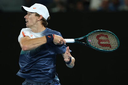 Alex de Minaur hatte mit David Goffin keine Probleme Alex de Minaur hatte mit David Goffin keine Probleme