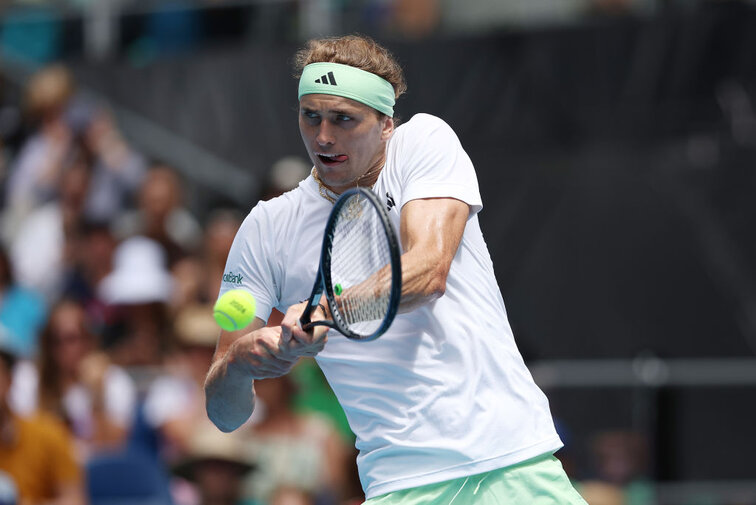 Alexander Zverev gewann in zwei Sätzen