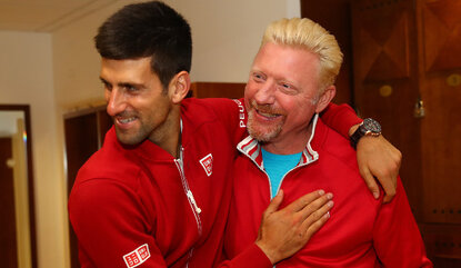 Novak Djokovic, Boris Becker