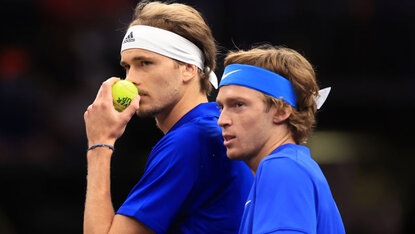 Alexander Zverev hat gegen Andrey Rublev bislang keine Probleme gehabt Alexander Zverev hat gegen Andrey Rublev bislang keine Probleme gehabt