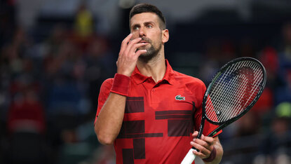 Novak Djokovic hatte beim Masters in Shanghai wenig Mühe mit Flavio Cobolli aus Italien. Getty Images
