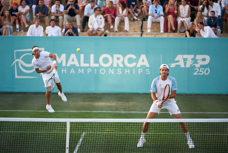 Feliciano Lopez und Tommy Haas haben für die gute Sache aufgeschlagen