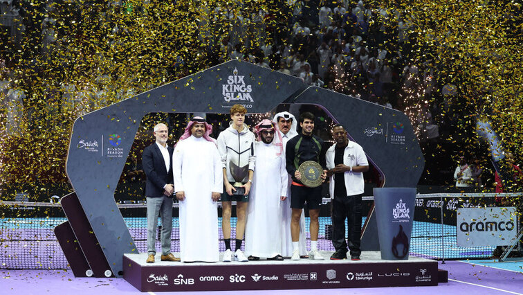 Siegerehrung beim Six Kings Slam 2024 Siegerehrung beim Six Kings Slam 2024