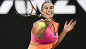 Aryna Sabalenka musste sich bei ihrem ersten Auftritt in Melbourne 2026 strecken